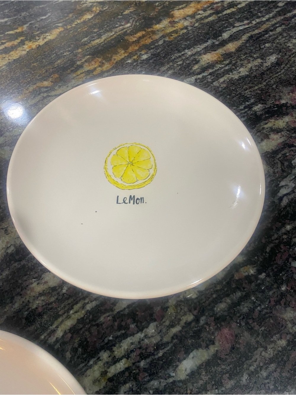 Rae Dunn Ceramic Plates - Picture 5 of 6